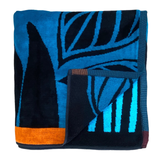 Serviette de plage éponge Velours Jacquard Kala - Taille XL - Le comptoir de la plage