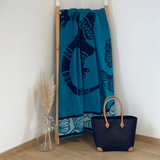 Serviette de plage éponge Velours Jacquard Kaly - Taille XL - Le comptoir de la plage