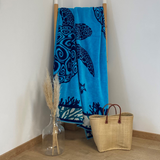 Serviette de plage éponge Velours Jacquard Latoti - Taille XL - Le comptoir de la plage