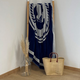 Serviette de plage éponge Velours Jacquard Madison - Taille XL - Le comptoir de la plage