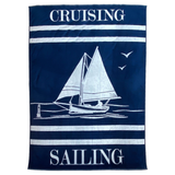 Serviette de plage éponge Velours Jacquard Oceanside - Taille XL - Le comptoir de la plage