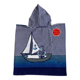 Poncho de bain enfant microfibre Teddy - Le comptoir de la plage