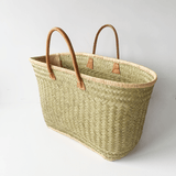 Panier artisanal Aravola Luxe unis - Le comptoir de la plage