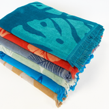 Serviette de plage éponge Velours Jacquard Cocobeach - Taille L - Le comptoir de la plage