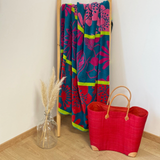 Serviette de plage éponge Velours Jacquard Samana - Taille XL - Le comptoir de la plage