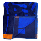 Serviette de plage éponge Velours Jacquard Sunday - Taille XL - Le comptoir de la plage