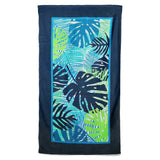 Serviette de plage microfibre Tropical leaves 90x170cm - Le comptoir de la plage