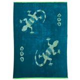 Serviette de plage éponge Velours Jacquard Tusculum - Taille XL - Le comptoir de la plage