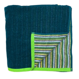 Serviette de plage éponge Velours Jacquard Tusculum - Taille XL - Le comptoir de la plage