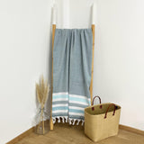 Fouta coton doublée éponge Zuma - Le comptoir de la plage