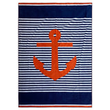 Serviette de plage éponge Velours Jacquard Cliffe - Taille XL - Le comptoir de la plage