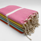 Fouta Nid d'Abeille Melissa 200X200cm - Le comptoir de la plage