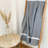 Fouta Nid d'Abeille Melissa 200X200cm - Le comptoir de la plage