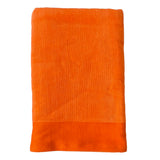 serviette de bain éponge velours unie shady nectarine 90x160 cm, 100 % coton, 370 g/m², légère et absorbante, idéale salle de bain, piscine et plage