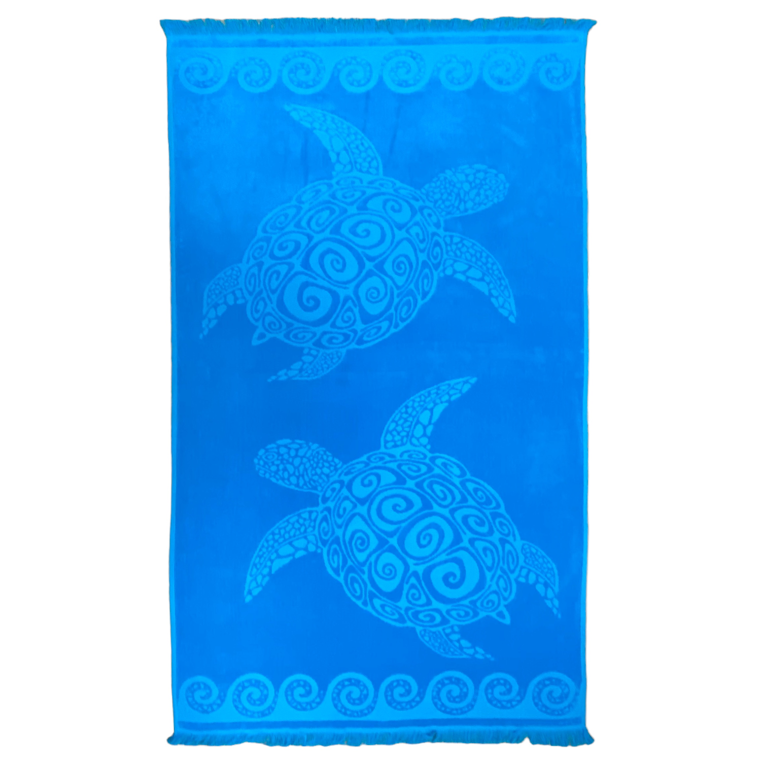 Robe De Plage-chimise En éponge Bleue Hanna Andersson - Taille 130, Occasion Très Bon état