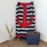serviette de plage éponge velours jacquard conigli XL 140x180 cm en coton 400 g/m² douce et absorbante, idéale plage et piscine