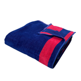 serviette de plage éponge velours jacquard conigli XL 140x180 cm en coton 400 g/m² douce et absorbante, idéale plage et piscine