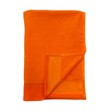zoom serviette de bain éponge velours unie shady nectarine 90x160 cm, 100 % coton, 370 g/m², légère et absorbante, idéale salle de bain, piscine et plage