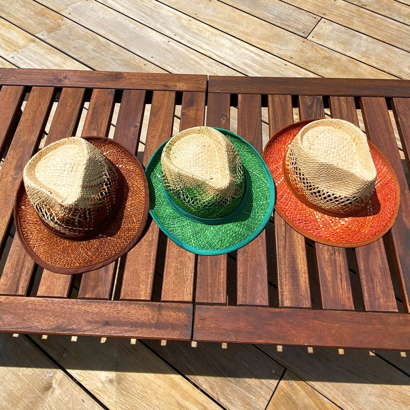 Collection chapeau artisanaux Borsalino Bicolore - Le comptoir de la plage
