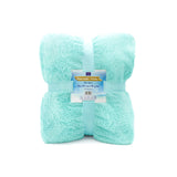 Plaid imitation "Lapin" 130x170cm 610g/m² - Cocoon Aqua