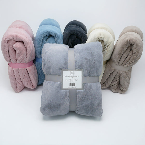 Plaid polaire 130x170cm 760g/m² - Cozy