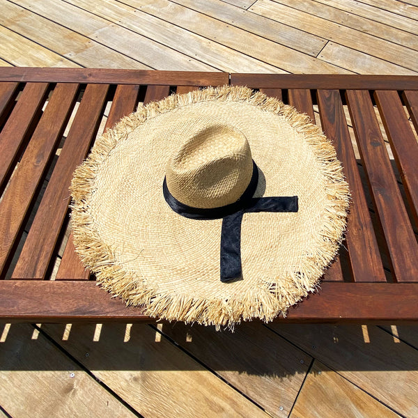 Chapeau artisanal tendance Geba - Le comptoir de la plage