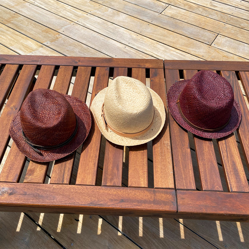 Chapeaux artisanaux en fibre naturelle Toana - Le comptoir de la plage
