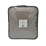 Couverture Longwool Beige Taupe à poils longs beige taupe 220x240 cm 450 g/m² plaid ultra-doux effet fausse fourrure pour lit ou canapé, ambiance cosy et cocooning.