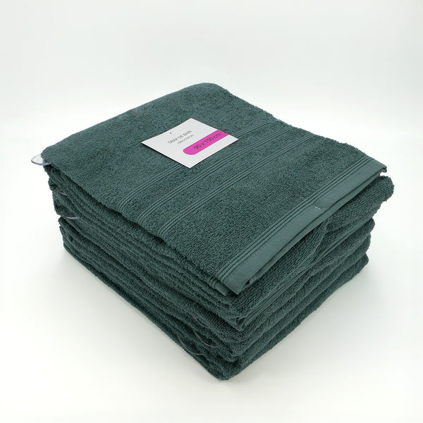 Pack de 6 - Drap de bain 90x150 350g/m² - Gris