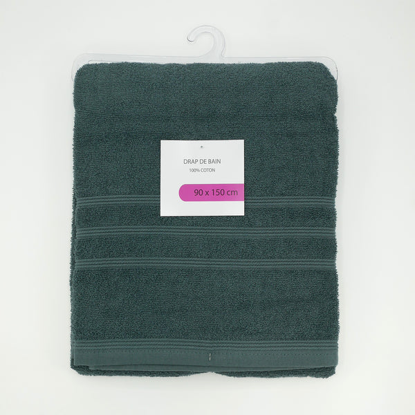 Pack de 6 - Drap de bain 90x150 350g/m² - Gris