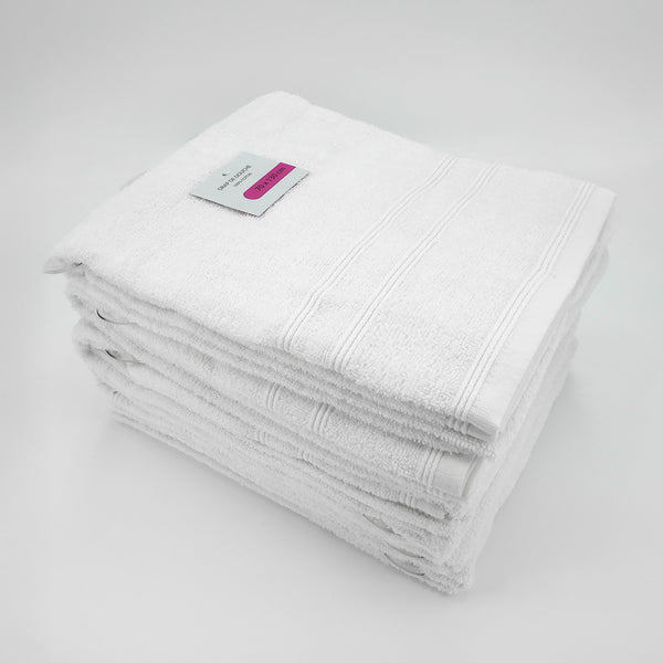Pack de 6 - Drap de douche 70x130 350g/m² - Blanc
