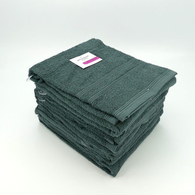 Pack de 6 - Drap de douche 70x130 350g/m² - Gris