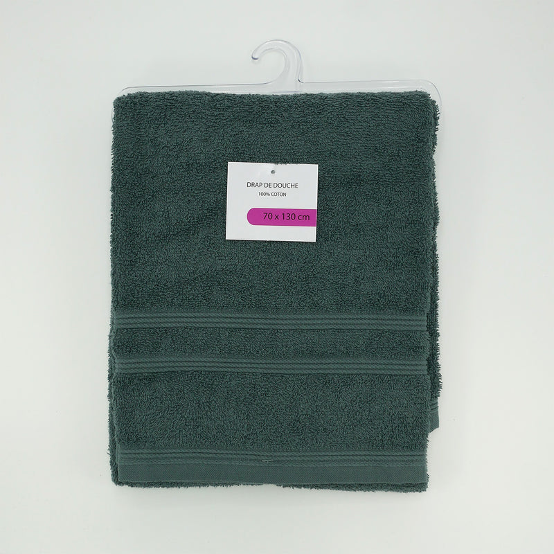 Pack de 6 - Drap de douche 70x130 350g/m² - Gris