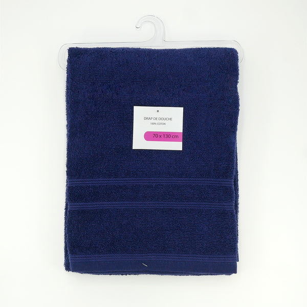 Pack de 6 - Drap de douche 70x130 350g/m² - Marine
