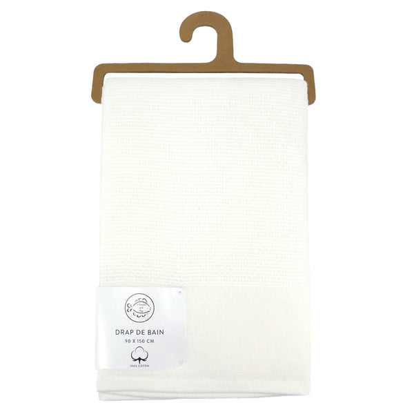 Drap de bain 90x150cm 355g/m² - Waffle