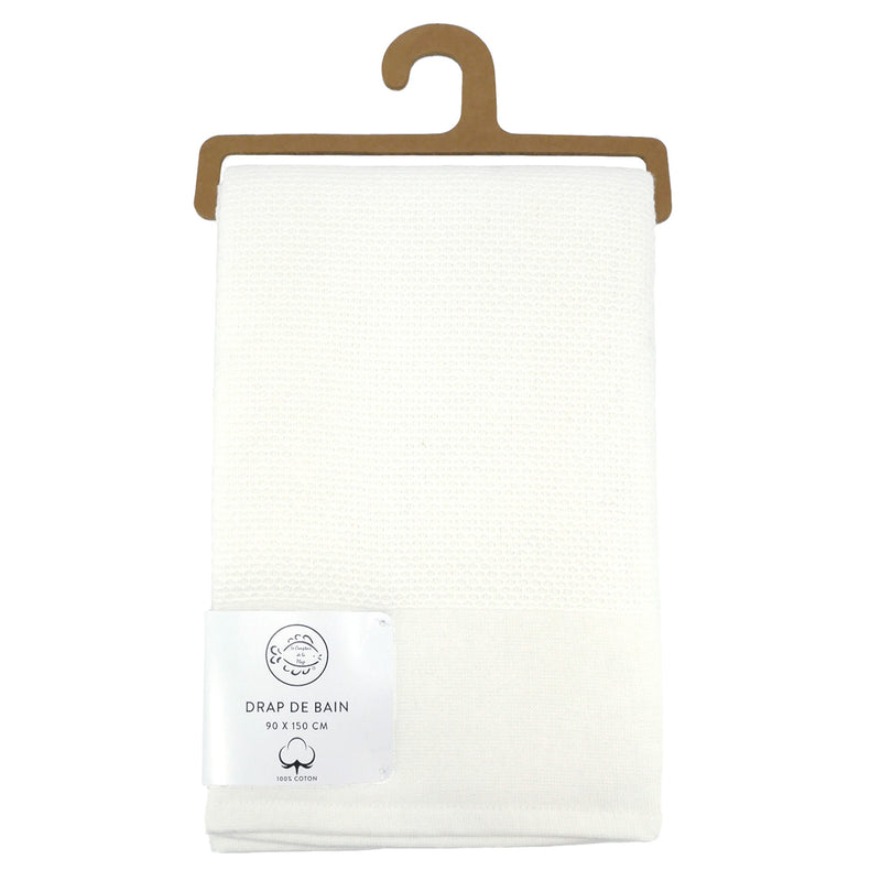 Drap de bain 90x150cm 355g/m² - Waffle