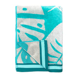 Serviette de plage éponge velours Jacquard Floresta 100x175 470g/m² Taille L