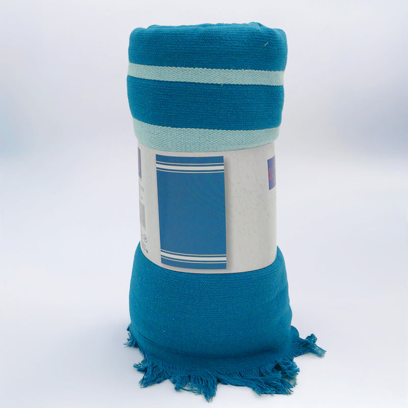 Fouta doublée éponge 90x170 340g/m² - Caraïbes
