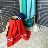 Drap de bain Waffle tendance - Le comptoir de la plage
