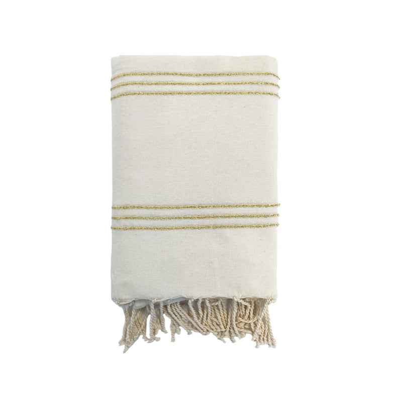 Fouta plate traditionnelle Isis - Le comptoir de la plage