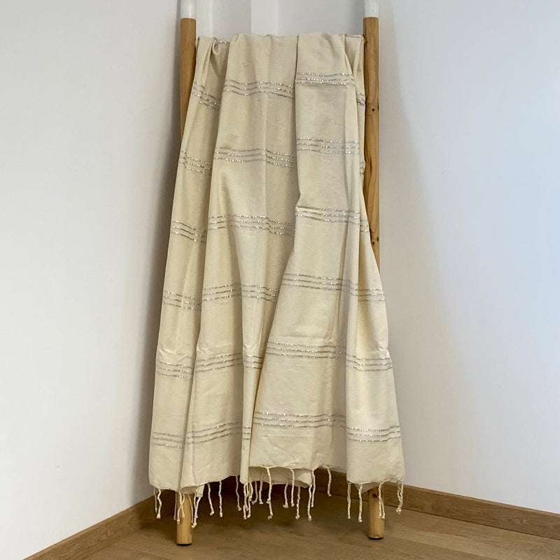 Fouta plate traditionnelle Isis - Le comptoir de la plage