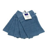 Lot de 5 gants de toilette 15x21cm