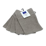 Gants en éponge bouclette 100 % coton douceur, absorbance et confort pour le lavage quotidien, idéaux pour toute la famille.