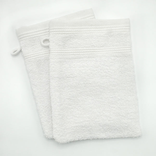 Duo Gants de toilette 21x15 350g/m²