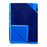Serviette de plage éponge velours Jacquard - Marvao - 90x170cm - 400g/m² - Taille L