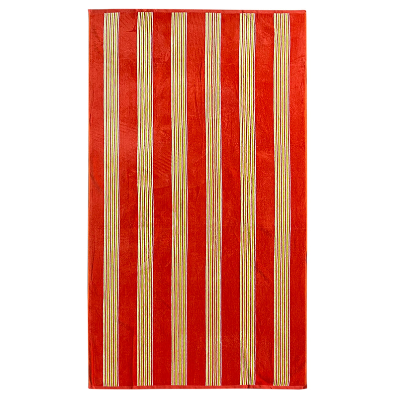 Drap de bain Milonga orange, taille L - Le comptoir de la plage