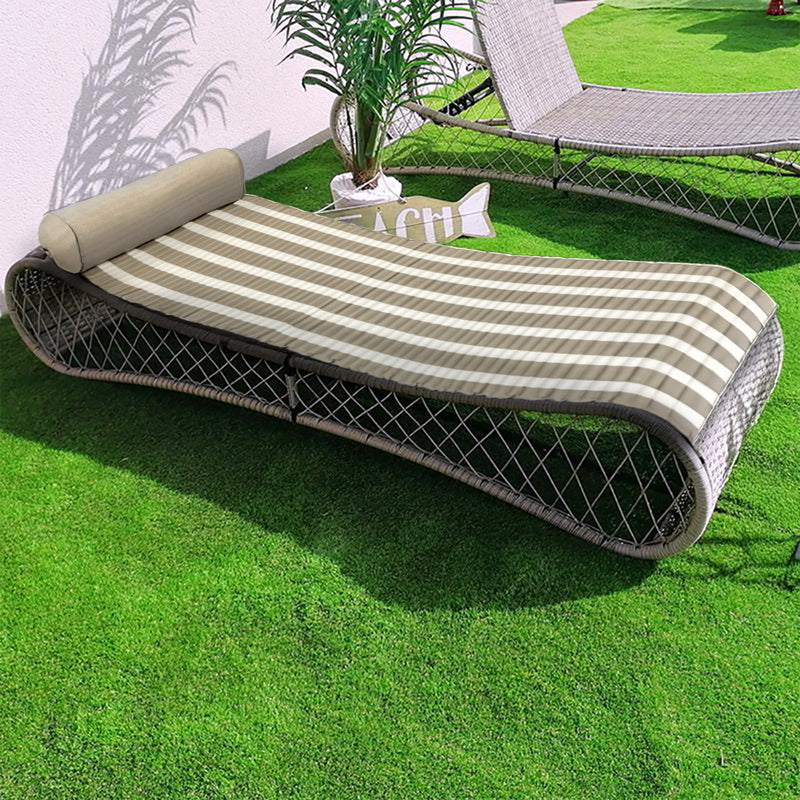 Matelas de plage Bahia Taupe 60x180 cm