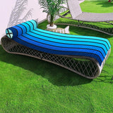 Matelas de plage Happy blue 60x180 cm