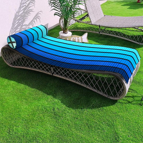 Matelas de plage Happy blue 60x180 cm