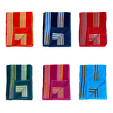 Pack promo : serviettes éponge velours Jacquard Milonga médium - Le comptoir de la plage